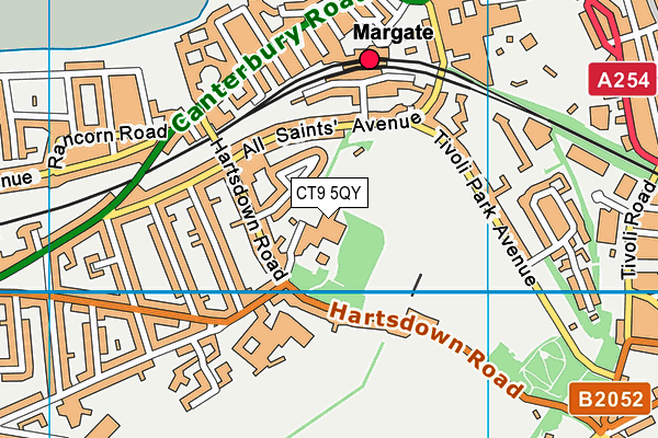 CT9 5QY map - OS VectorMap District (Ordnance Survey) CT9 5QY map - OS VectorMap District (Ordnance Survey)