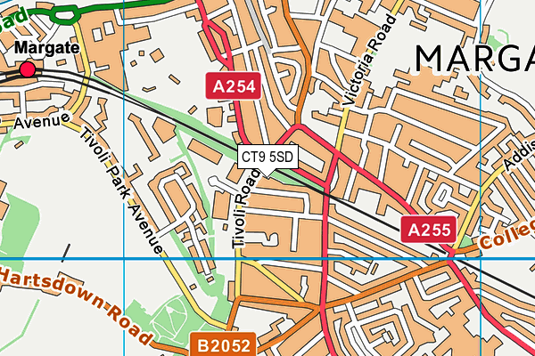 CT9 5SD map - OS VectorMap District (Ordnance Survey) CT9 5SD map - OS VectorMap District (Ordnance Survey)