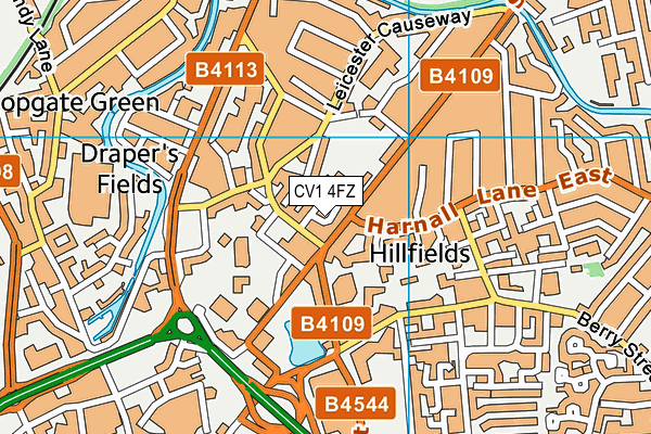 CV1 4FZ maps, stats, and open data