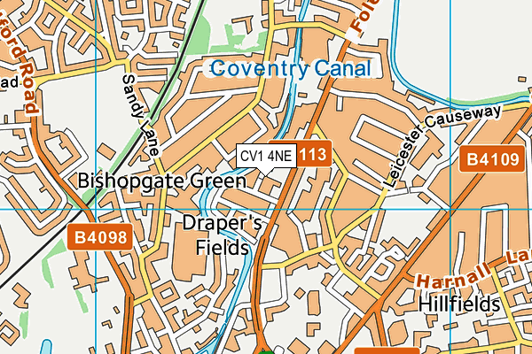 CV1 4NE maps, stats, and open data