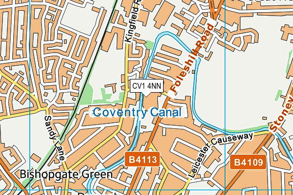 CV1 4NN map - OS VectorMap District (Ordnance Survey) CV1 4NN map - OS VectorMap District (Ordnance Survey)