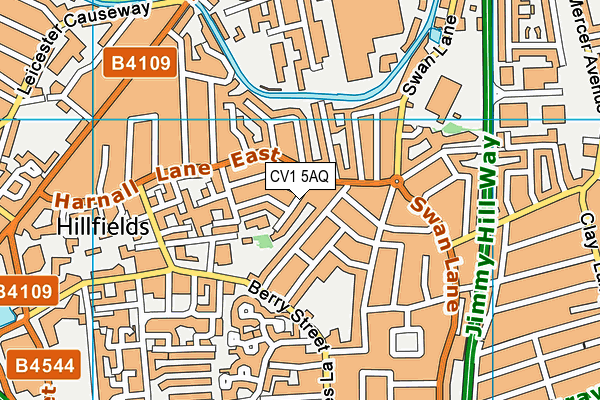 CV1 5AQ map - OS VectorMap District (Ordnance Survey) CV1 5AQ map - OS VectorMap District (Ordnance Survey)