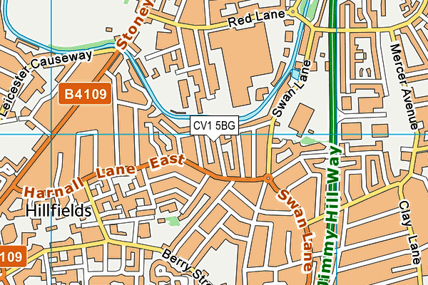 CV1 5BG map - OS VectorMap District (Ordnance Survey) CV1 5BG map - OS VectorMap District (Ordnance Survey)