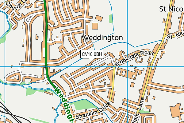 CV10 0BH map - OS VectorMap District (Ordnance Survey) CV10 0BH map - OS VectorMap District (Ordnance Survey)