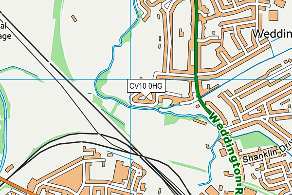 CV10 0HG map - OS VectorMap District (Ordnance Survey) CV10 0HG map - OS VectorMap District (Ordnance Survey)