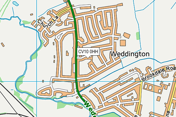CV10 0HH map - OS VectorMap District (Ordnance Survey) CV10 0HH map - OS VectorMap District (Ordnance Survey)