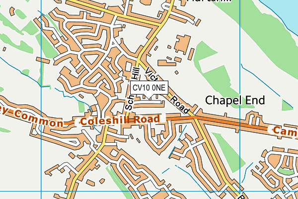 CV10 0NE map - OS VectorMap District (Ordnance Survey) CV10 0NE map - OS VectorMap District (Ordnance Survey)
