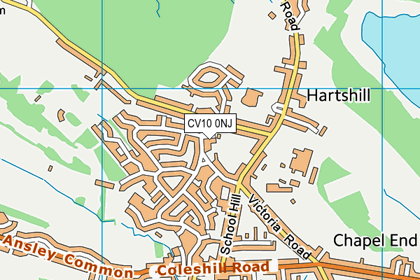CV10 0NJ map - OS VectorMap District (Ordnance Survey) CV10 0NJ map - OS VectorMap District (Ordnance Survey)