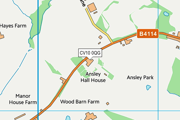 CV10 0QG map - OS VectorMap District (Ordnance Survey) CV10 0QG map - OS VectorMap District (Ordnance Survey)