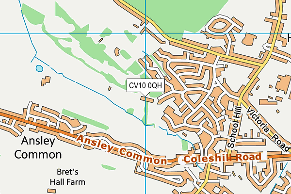 CV10 0QH map - OS VectorMap District (Ordnance Survey) CV10 0QH map - OS VectorMap District (Ordnance Survey)