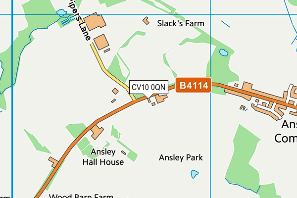 CV10 0QN map - OS VectorMap District (Ordnance Survey) CV10 0QN map - OS VectorMap District (Ordnance Survey)