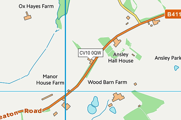 CV10 0QW map - OS VectorMap District (Ordnance Survey) CV10 0QW map - OS VectorMap District (Ordnance Survey)