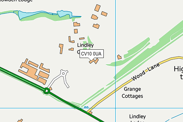 CV10 0UA map - OS VectorMap District (Ordnance Survey) CV10 0UA map - OS VectorMap District (Ordnance Survey)