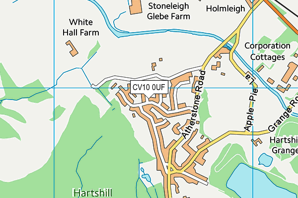 CV10 0UF map - OS VectorMap District (Ordnance Survey)