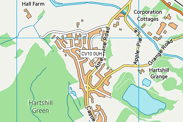 CV10 0UH map - OS VectorMap District (Ordnance Survey) CV10 0UH map - OS VectorMap District (Ordnance Survey)