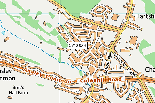 CV10 0XH map - OS VectorMap District (Ordnance Survey) CV10 0XH map - OS VectorMap District (Ordnance Survey)