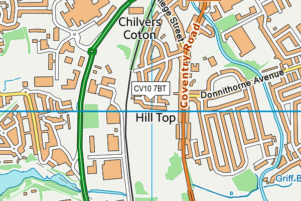 CV10 7BT map - OS VectorMap District (Ordnance Survey) CV10 7BT map - OS VectorMap District (Ordnance Survey)