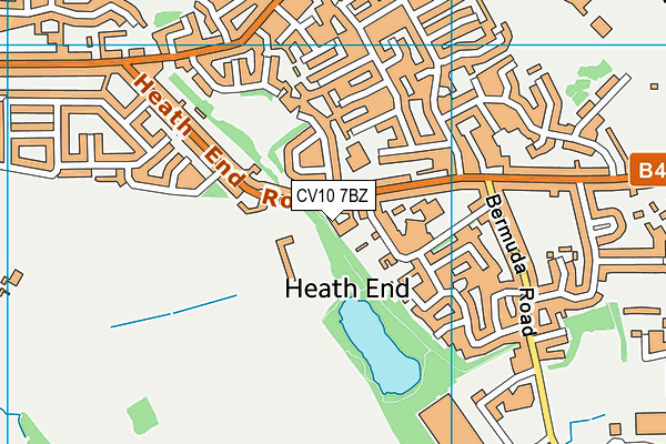 CV10 7BZ map - OS VectorMap District (Ordnance Survey) CV10 7BZ map - OS VectorMap District (Ordnance Survey)