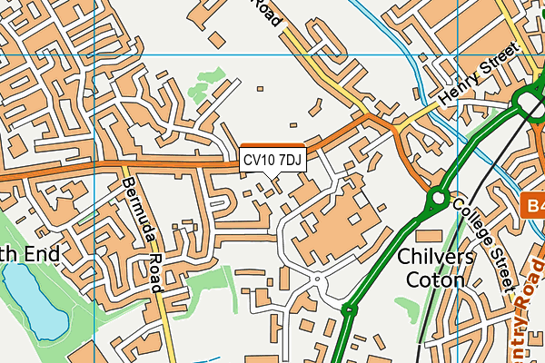 CV10 7DJ map - OS VectorMap District (Ordnance Survey) CV10 7DJ map - OS VectorMap District (Ordnance Survey)
