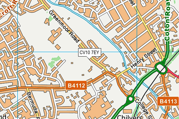 CV10 7EY map - OS VectorMap District (Ordnance Survey) CV10 7EY map - OS VectorMap District (Ordnance Survey)