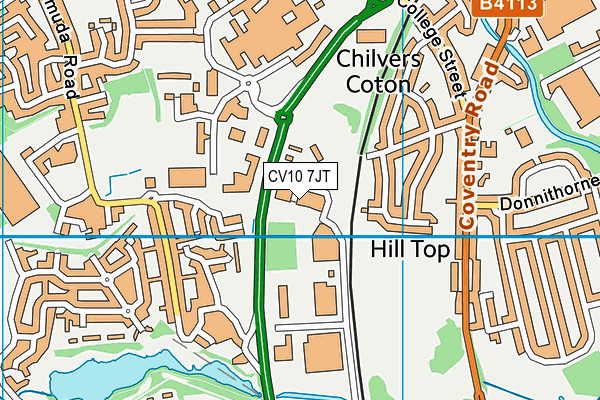 CV10 7JT map - OS VectorMap District (Ordnance Survey) CV10 7JT map - OS VectorMap District (Ordnance Survey)