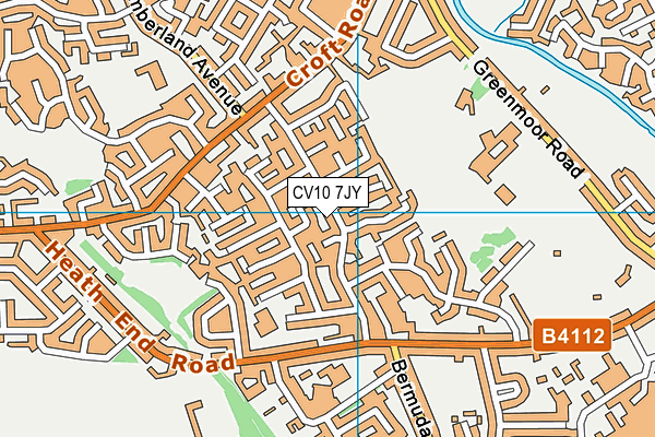 CV10 7JY map - OS VectorMap District (Ordnance Survey) CV10 7JY map - OS VectorMap District (Ordnance Survey)