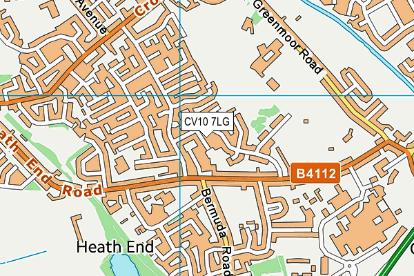 CV10 7LG map - OS VectorMap District (Ordnance Survey) CV10 7LG map - OS VectorMap District (Ordnance Survey)
