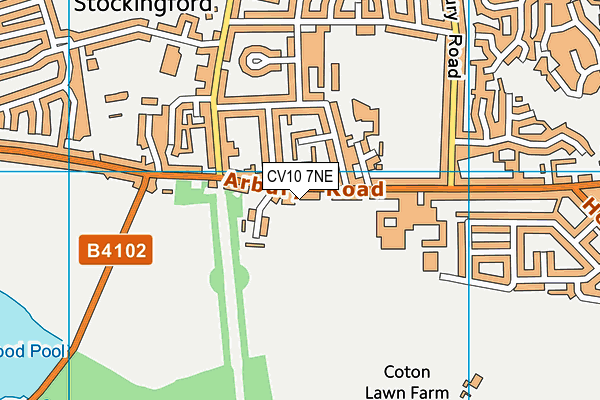 CV10 7NE map - OS VectorMap District (Ordnance Survey) CV10 7NE map - OS VectorMap District (Ordnance Survey)