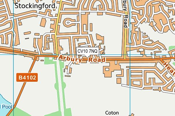 CV10 7NQ map - OS VectorMap District (Ordnance Survey) CV10 7NQ map - OS VectorMap District (Ordnance Survey)