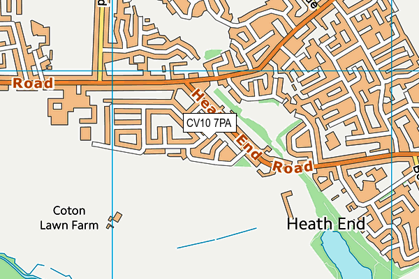 CV10 7PA map - OS VectorMap District (Ordnance Survey) CV10 7PA map - OS VectorMap District (Ordnance Survey)