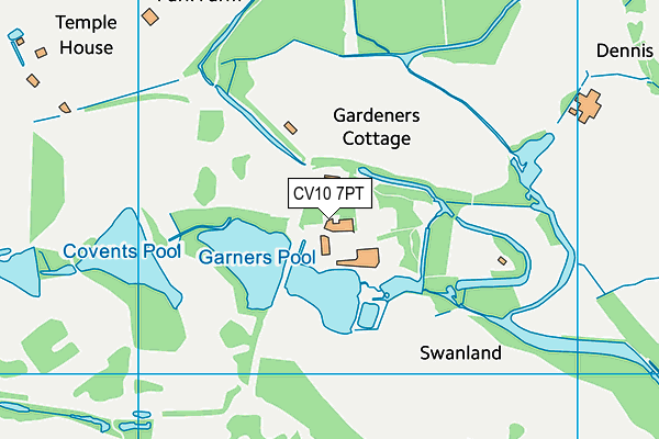 CV10 7PT map - OS VectorMap District (Ordnance Survey) CV10 7PT map - OS VectorMap District (Ordnance Survey)