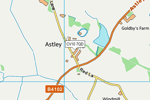 CV10 7QD map - OS VectorMap District (Ordnance Survey) CV10 7QD map - OS VectorMap District (Ordnance Survey)