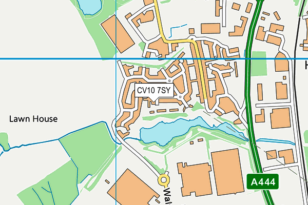 CV10 7SY map - OS VectorMap District (Ordnance Survey) CV10 7SY map - OS VectorMap District (Ordnance Survey)