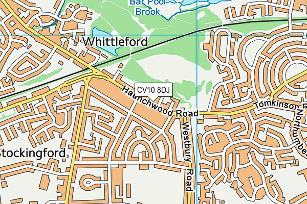 CV10 8DJ map - OS VectorMap District (Ordnance Survey) CV10 8DJ map - OS VectorMap District (Ordnance Survey)