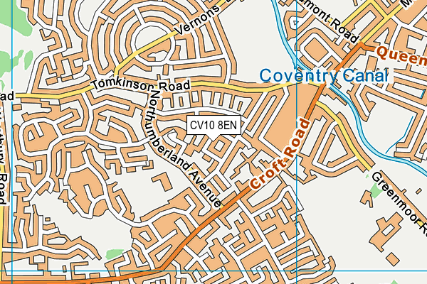 CV10 8EN map - OS VectorMap District (Ordnance Survey) CV10 8EN map - OS VectorMap District (Ordnance Survey)