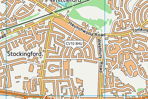 CV10 8HU map - OS VectorMap District (Ordnance Survey) CV10 8HU map - OS VectorMap District (Ordnance Survey)