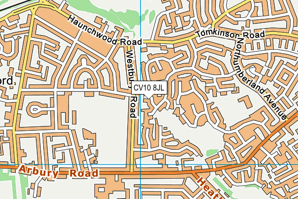CV10 8JL map - OS VectorMap District (Ordnance Survey) CV10 8JL map - OS VectorMap District (Ordnance Survey)