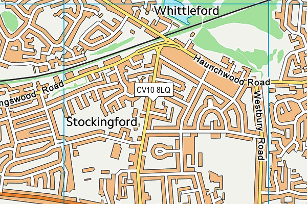 CV10 8LQ map - OS VectorMap District (Ordnance Survey) CV10 8LQ map - OS VectorMap District (Ordnance Survey)