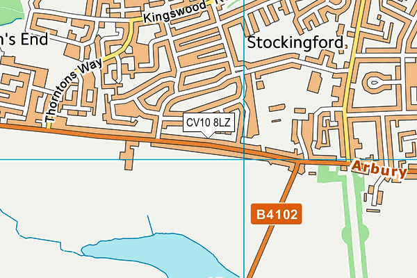 CV10 8LZ map - OS VectorMap District (Ordnance Survey) CV10 8LZ map - OS VectorMap District (Ordnance Survey)