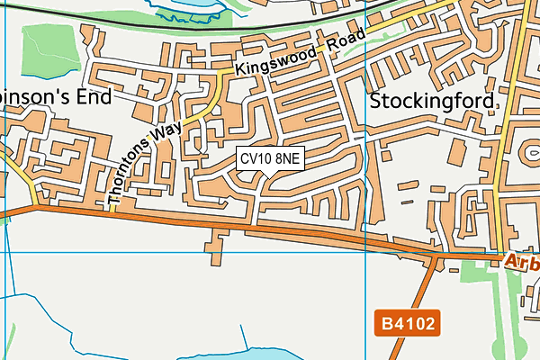CV10 8NE map - OS VectorMap District (Ordnance Survey) CV10 8NE map - OS VectorMap District (Ordnance Survey)