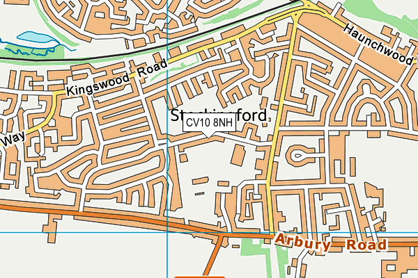CV10 8NH map - OS VectorMap District (Ordnance Survey) CV10 8NH map - OS VectorMap District (Ordnance Survey)