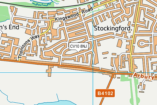 CV10 8NJ map - OS VectorMap District (Ordnance Survey) CV10 8NJ map - OS VectorMap District (Ordnance Survey)