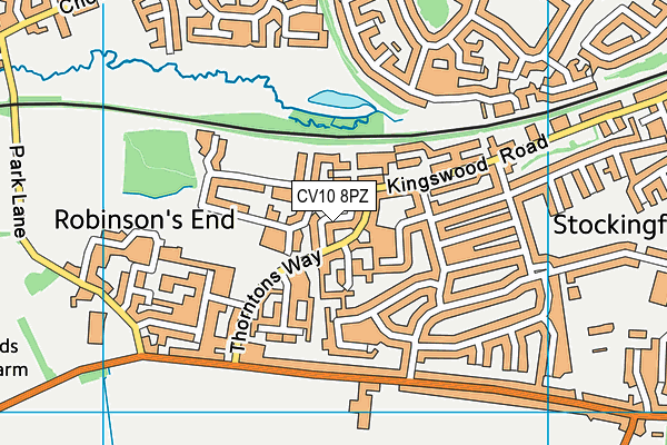 CV10 8PZ map - OS VectorMap District (Ordnance Survey) CV10 8PZ map - OS VectorMap District (Ordnance Survey)