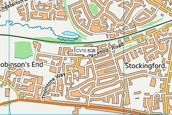 CV10 8QB map - OS VectorMap District (Ordnance Survey) CV10 8QB map - OS VectorMap District (Ordnance Survey)