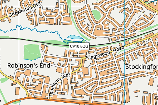 CV10 8QG map - OS VectorMap District (Ordnance Survey) CV10 8QG map - OS VectorMap District (Ordnance Survey)
