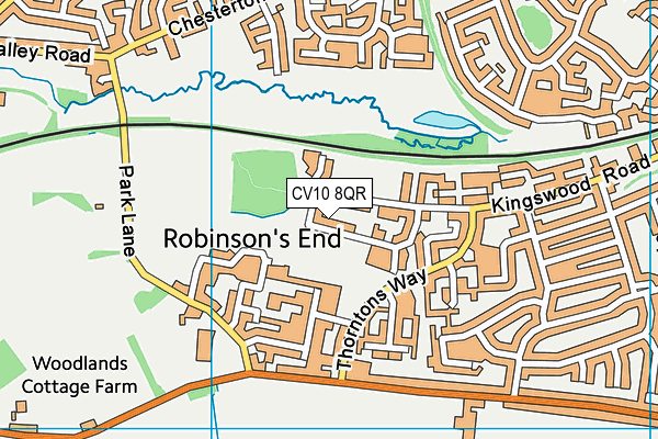 CV10 8QR map - OS VectorMap District (Ordnance Survey) CV10 8QR map - OS VectorMap District (Ordnance Survey)