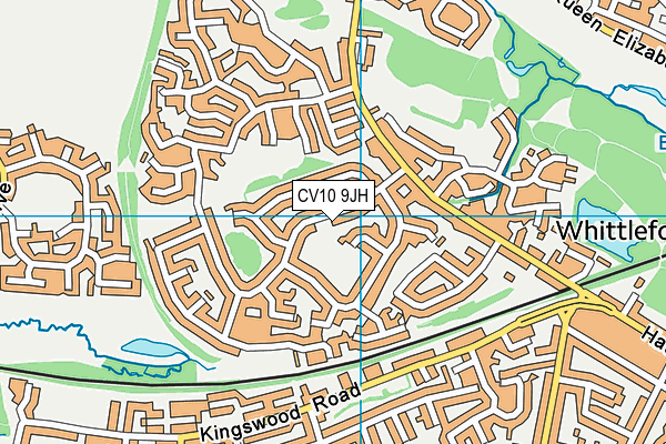 CV10 9JH map - OS VectorMap District (Ordnance Survey) CV10 9JH map - OS VectorMap District (Ordnance Survey)