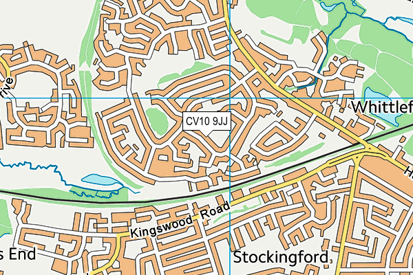CV10 9JJ map - OS VectorMap District (Ordnance Survey) CV10 9JJ map - OS VectorMap District (Ordnance Survey)