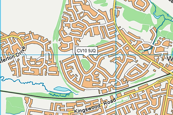 CV10 9JQ map - OS VectorMap District (Ordnance Survey) CV10 9JQ map - OS VectorMap District (Ordnance Survey)
