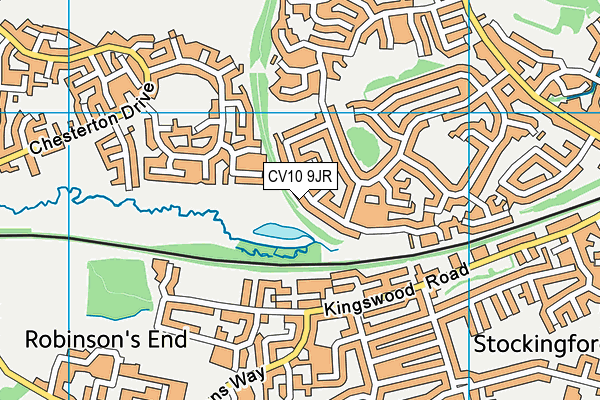CV10 9JR map - OS VectorMap District (Ordnance Survey) CV10 9JR map - OS VectorMap District (Ordnance Survey)